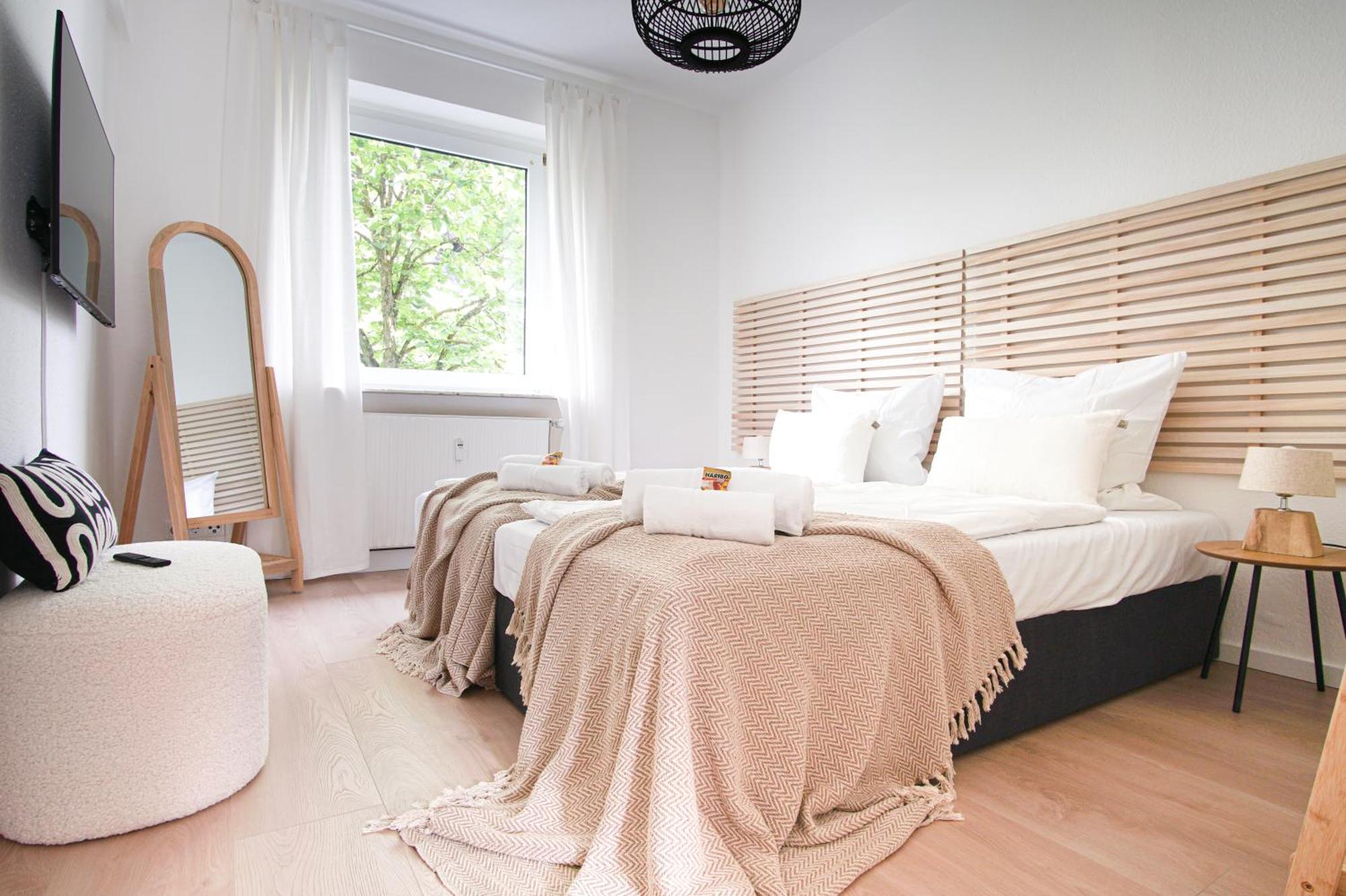 Homefy Balcony Apartment - Up To 4 People - Close To Fair - Free Parking Essen Ngoại thất bức ảnh